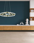 Lampa Sufitowa Nowoczesna LED + PILOT APP794-CP Flat Złota 5