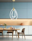 LAMPA WISZĄCA LED G018-CP ZŁOTA 5