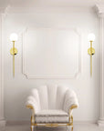 LAMPA KINKIET NOWOCZESNY 90cm APP582-1W Złota 5