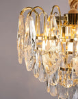 Lampa Wisząca Z Kryształami SWE080-CP 50cm Złota 5