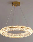 LAMPA SUFITOWA WISZĄCA LED APP1768-CP Złota 60cm 5