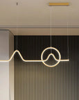 LAMPA WISZĄCA LED LHJ022-CP 120 Cm ZŁOTA 5
