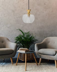 Lampa Sufitowa Wisząca Szklana Kula APP902-1CP Złota 5