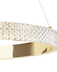 LAMPA SUFITOWA WISZĄCA LED APP1510-CP GOLD 5