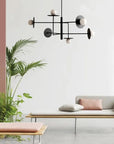 Lampa Wisząca APP1668-6CP Black 5