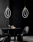 LAMPA WISZĄCA LED G017-CP ZŁOTA 5
