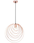 LAMPA SUFITOWA GEOMETRYCZNA APP427-1CP Rózowe Złoto 5