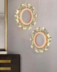 LAMPA SUFITOWA WISZĄCA LED LHJ103-2CP ZŁOTA 5