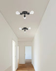 Lampa Sufitowa Potrójna Plafon Metalowa APP701-3C Czarna 5
