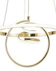 LAMPA WISZĄCA LED G066-CP Złota 5
