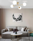 Lampa Sufitowa APP1248-4CP Złota 5