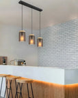 LAMPA SUFITOWA WISZĄCA APP1812-3CP Frosted Grey 5