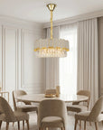 Lampa Wisząca Z Kryształami SWE107-CP 50cm Złota 5