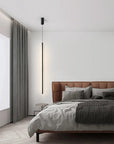 LAMPA SUFITOWA WISZĄCA LED APP1413-C BLACK 100cm 5