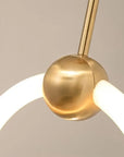 LAMPA WISZĄCA LED LHJ059-1CP Złota Szczotkowana 5