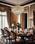 Lampa Wisząca Z Kryształami G054-CP 50cm Złota 5