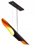 Lampa Sufitowa APP298-1CP Tuba 60cm Czarna