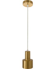 Lampa Sufitowa Metalowa Nowoczesna Złota