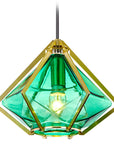 Lampa Sufitowa Wisząca Szklana APP453-1CP