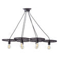 Lampa Sufitowa Wisząca App215-6cp Koło Industrial