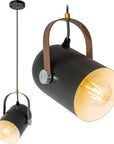 Lampa Sufitowa App305-1cp Czarna