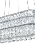 Lampa Sufitowa Wisząca Kryształowa LED 102W pilot APP417-CP