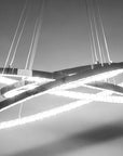 Lampa Kryształowa Wisząca Led App771-3cp