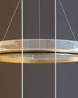 Lampa Wisząca APP1190-CP Złota 60cm