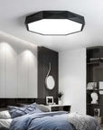 Lampa Plafon Diamond APP861-C 30 cm Czarna