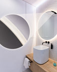 Lustro Ścienne Led Z Bluetooth 60cm Round 6