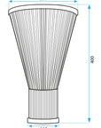 Lampa Ścienna Kinkiet Boho App1272-1w