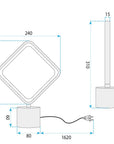 Lampka Nocna LED LHJ124-T Czarna 6