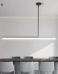 LAMPA SUFITOWA WISZĄCA LED APP1660-CP Black 140cm 6