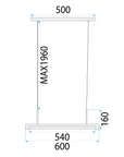 LAMPA LED WISZĄCA DREWNO APP1530-CP 6