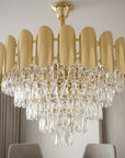 Lampa Wisząca Z Kryształami SWE100-CP 60cm Złota 6