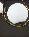 Lampa Sufitowa Wisząca Szklana Kula APP472-1CP Biała 6