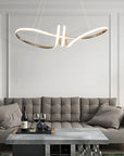 LAMPA WISZĄCA LED LHJ036-CP ZŁOTA 6