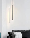 LAMPA SUFITOWA WISZĄCA LED APP1413-C BLACK 100cm 6