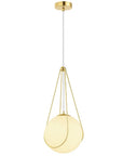 LAMPA SUFITOWA WISZĄCA APP1793-1CP 20cm Złota 6