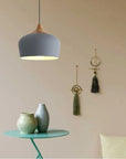 Lampa Sufitowa Wisząca Pojedyncza Bari Szara APP182-1CP 6