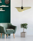LAMPA SUFITOWA WISZĄCA APP1467-1CP Czarna/złota 6