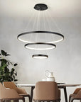 LAMPA SUFITOWA WISZĄCA LED LHJ013-CP3 Czarna 6