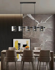 LAMPA WISZĄCA 5-punktowa APP1706-5CP GREY G9 6