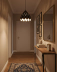 Lampa Sufitowa Wisząca Metalowa APP338-1CP Czarna 6