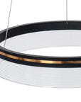 Lampa Wisząca LED APP1191-CP 40cm Czarna 6