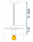 Lampa Wisząca APP1213-1CP Złota 6