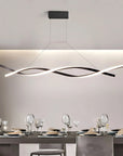 LAMPA SUFITOWA WISZĄCA LED LHJ020-CP CZARNA 6