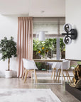 LAMPA ŚCIENNA KINKIET APP1162-2W Czarny 6