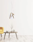 Lampa Wisząca APP1089-1CP Złota 6