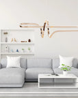 LAMPA WISZĄCA LED G039-CP Złota 6